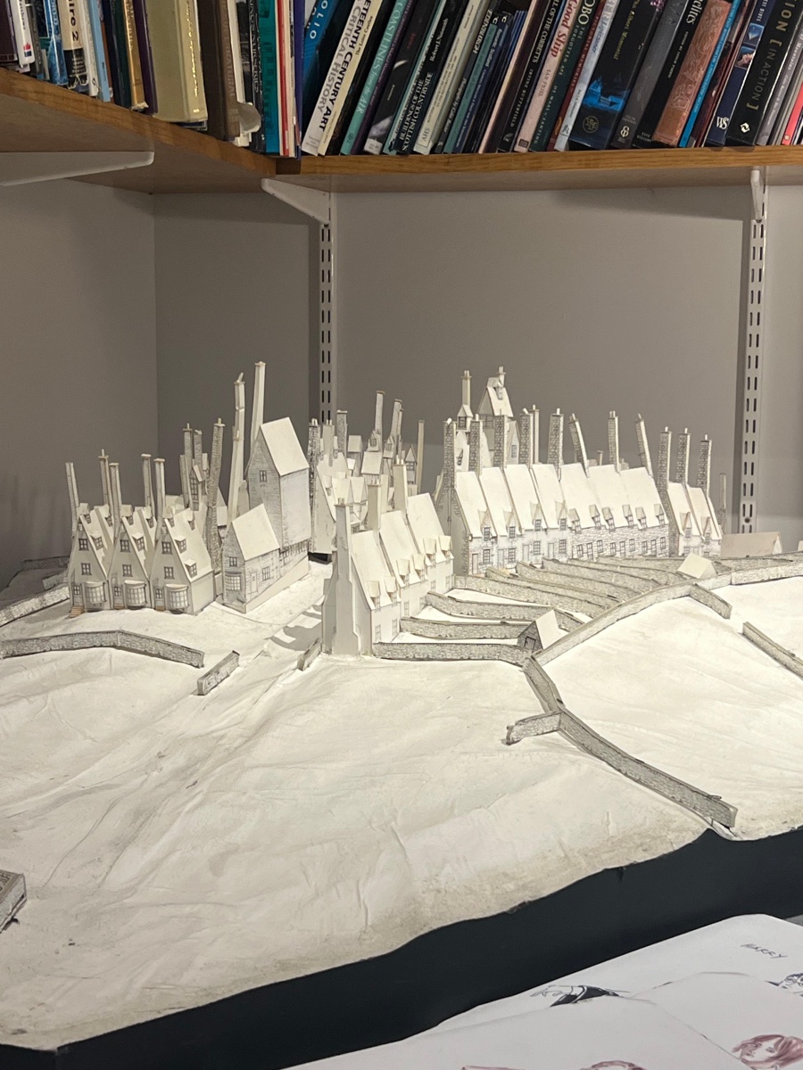 Hogsmeade model at the Harry Potter Studio Tour