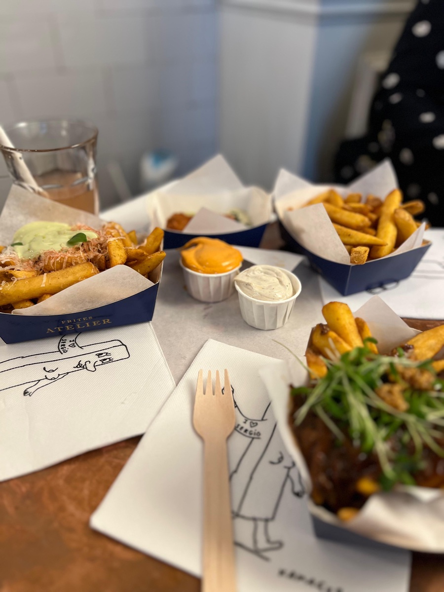 Posh chips at Frites Atelier